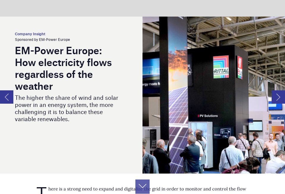 EMPower Europe Company Insight Future Power Technology Magazine