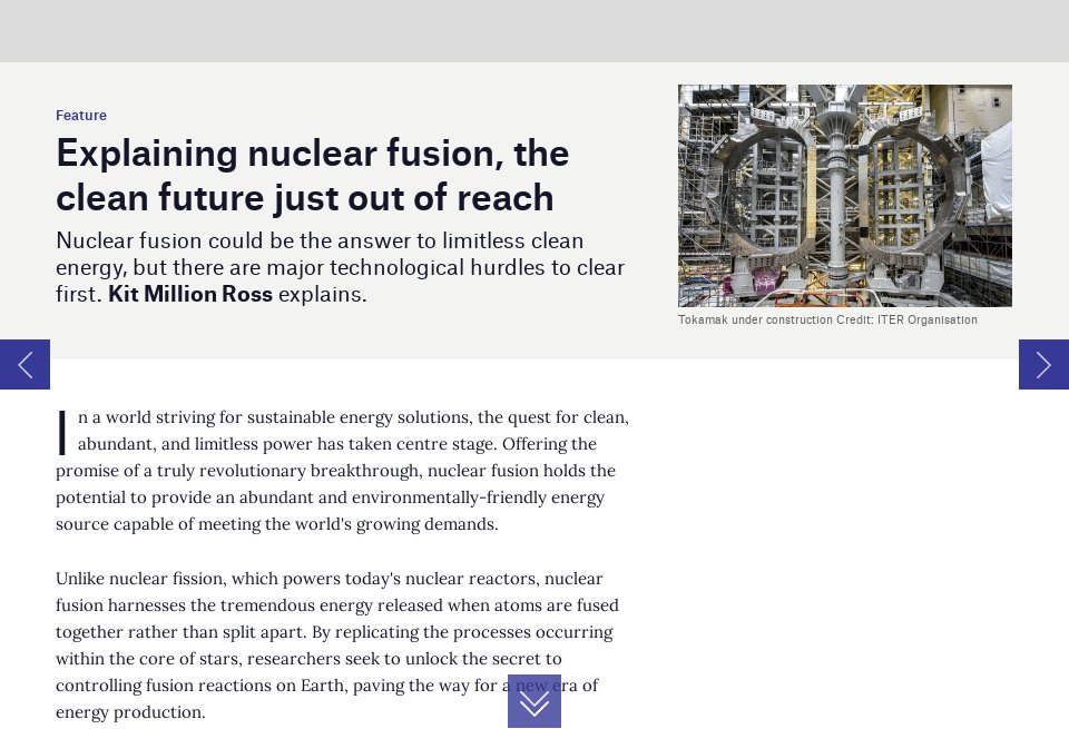 Explaining Nuclear Fusion, The Clean Future Just Out Of Reach - Future ...