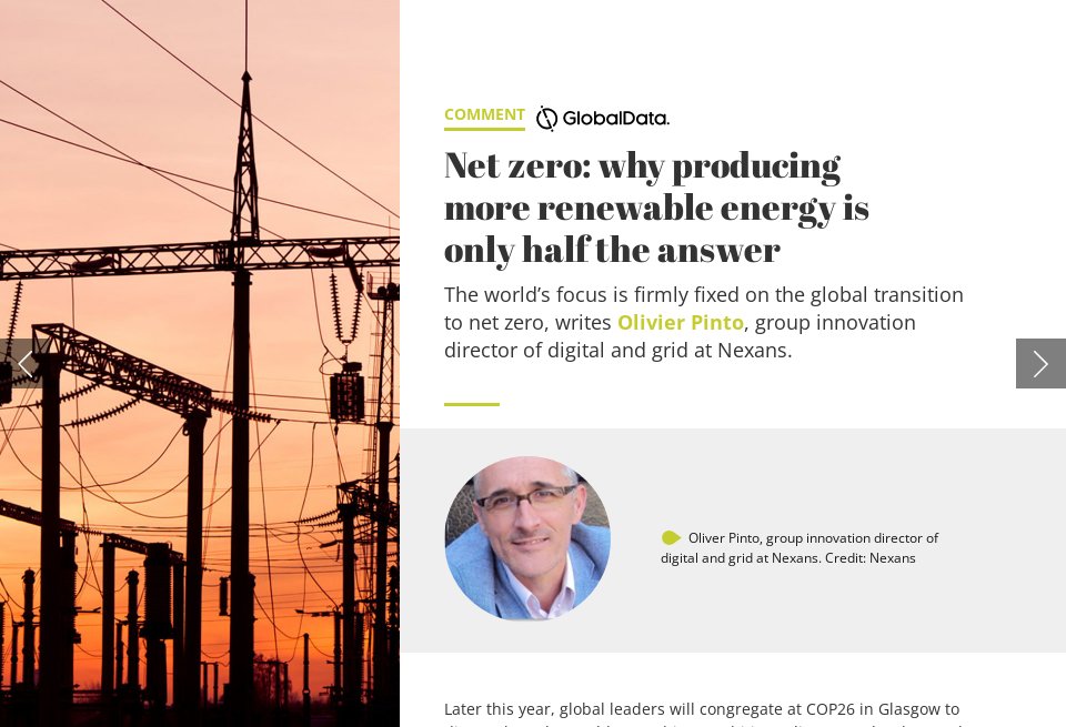 Net Zero: Why Producing More Renewable Energy Is Only Half The Answer ...